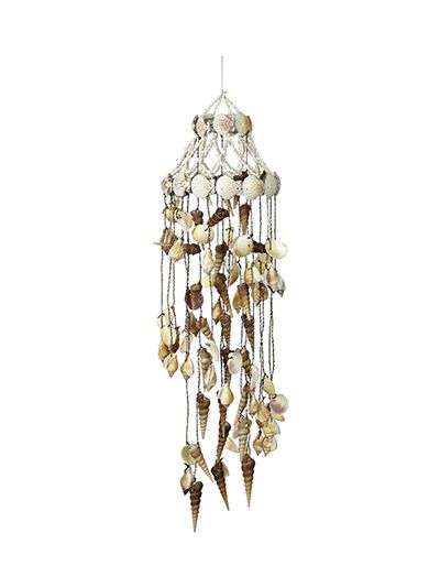Ark & Screw Seashell Wind Chime 8x30"