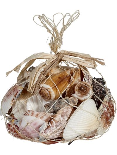 3 Shell Packs in Abaca Nets Large (Set of 3)