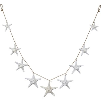 White Knobby Starfish Strand 72"