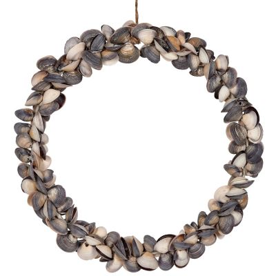 Mixed Cay Cay Shells Wreath 10"