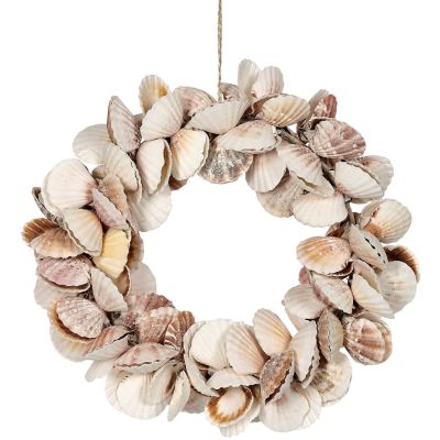 Scallop Shell Wreath 10"
