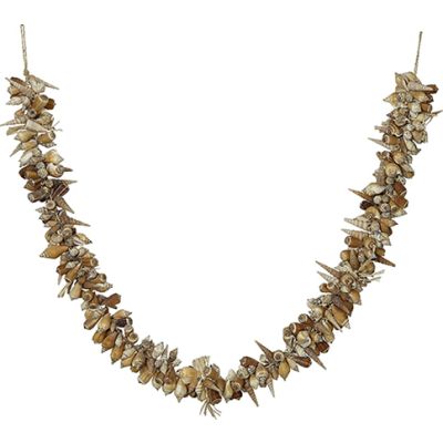 Natural Shell Cluster Garland 64"